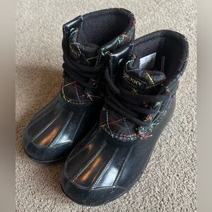 NWOT Sperry Toddler size 8M Port Boots w/ Multicolor Stitching